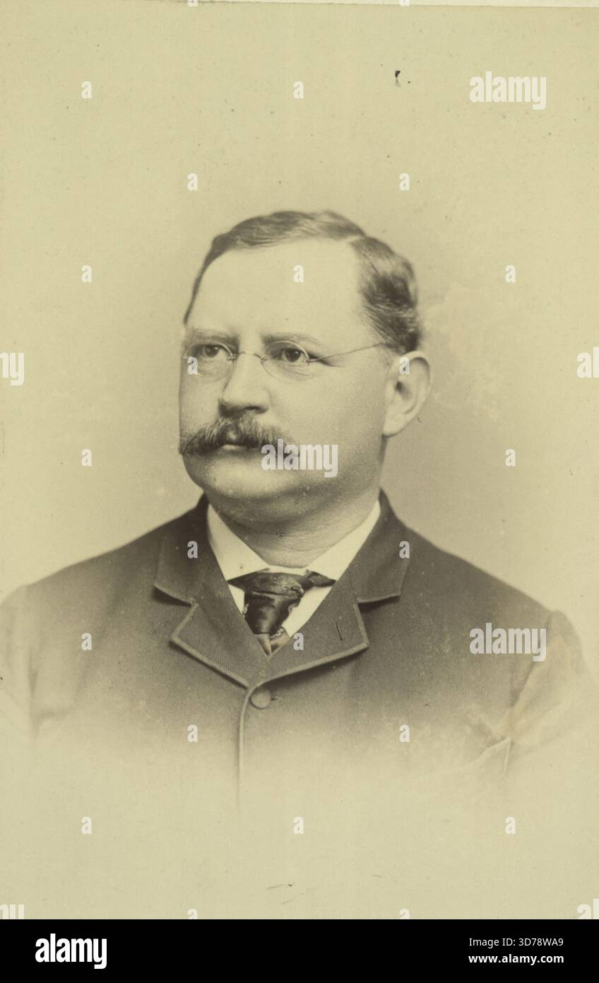 WM. F. Croasdale, 1890., 1800 - 1899, impôt unique, George, Henry, 1839-1897., 1 tirage photographique ; 14,9 x 9,8 cm Banque D'Images