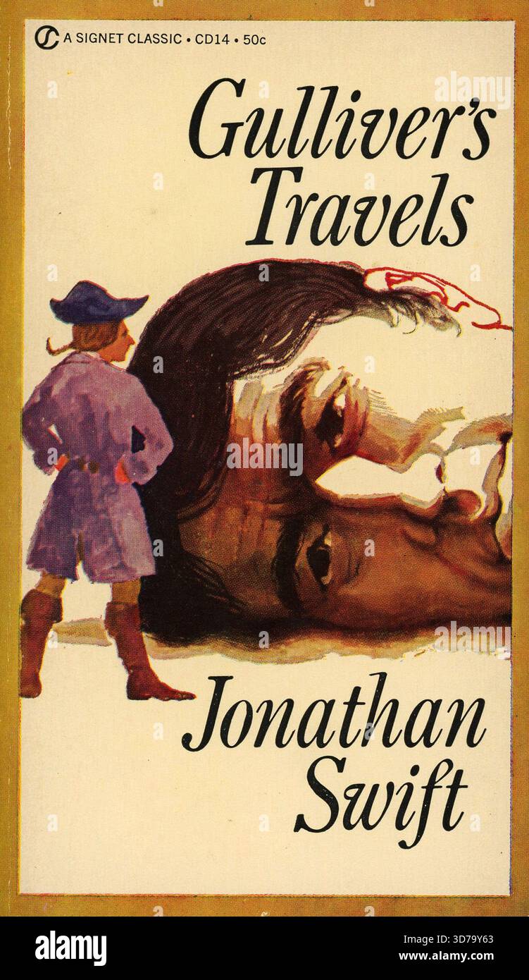 Jonathan Swift - les voyages de Gulliver. Signet Classics CD14, 1960' Banque D'Images
