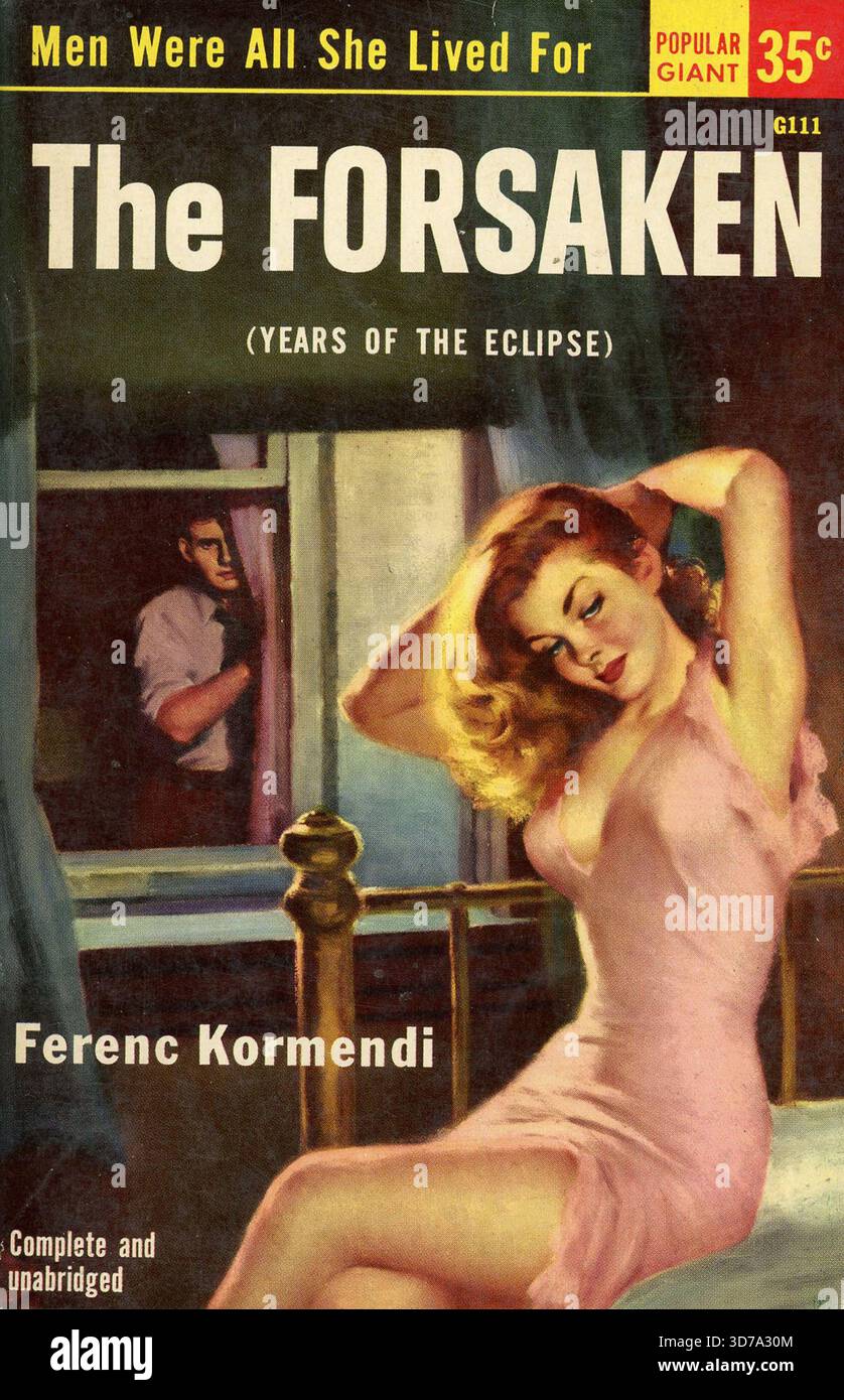 'Ferenc Kormendi - les Forsaken. (Titre original : Years of Eclipse). Populaire géant G111, 1952. Artiste de couverture : Ray Johnson' Banque D'Images