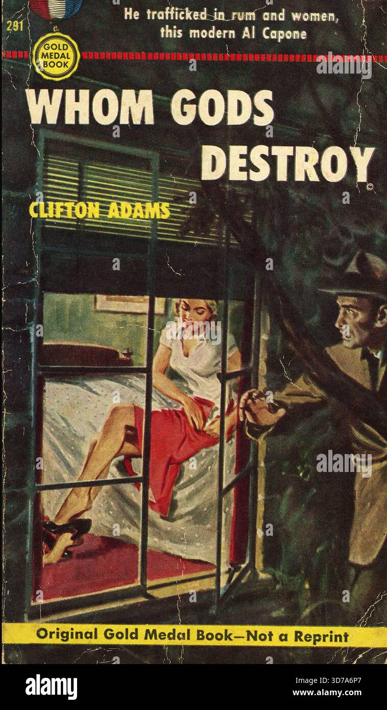 'Clifton Adams - que les Dieux détruisent. Livres de médaille d'or 291, 1953. Artiste de couverture : inconnu' Banque D'Images