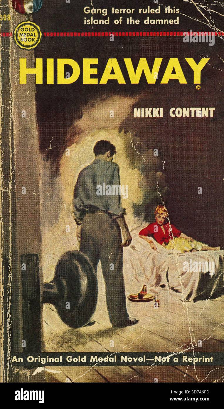 'Nikki Content - Hideaway. Livres de médaille d'or 308, 1953. Artiste de couverture : Bary ? Phillips' Banque D'Images