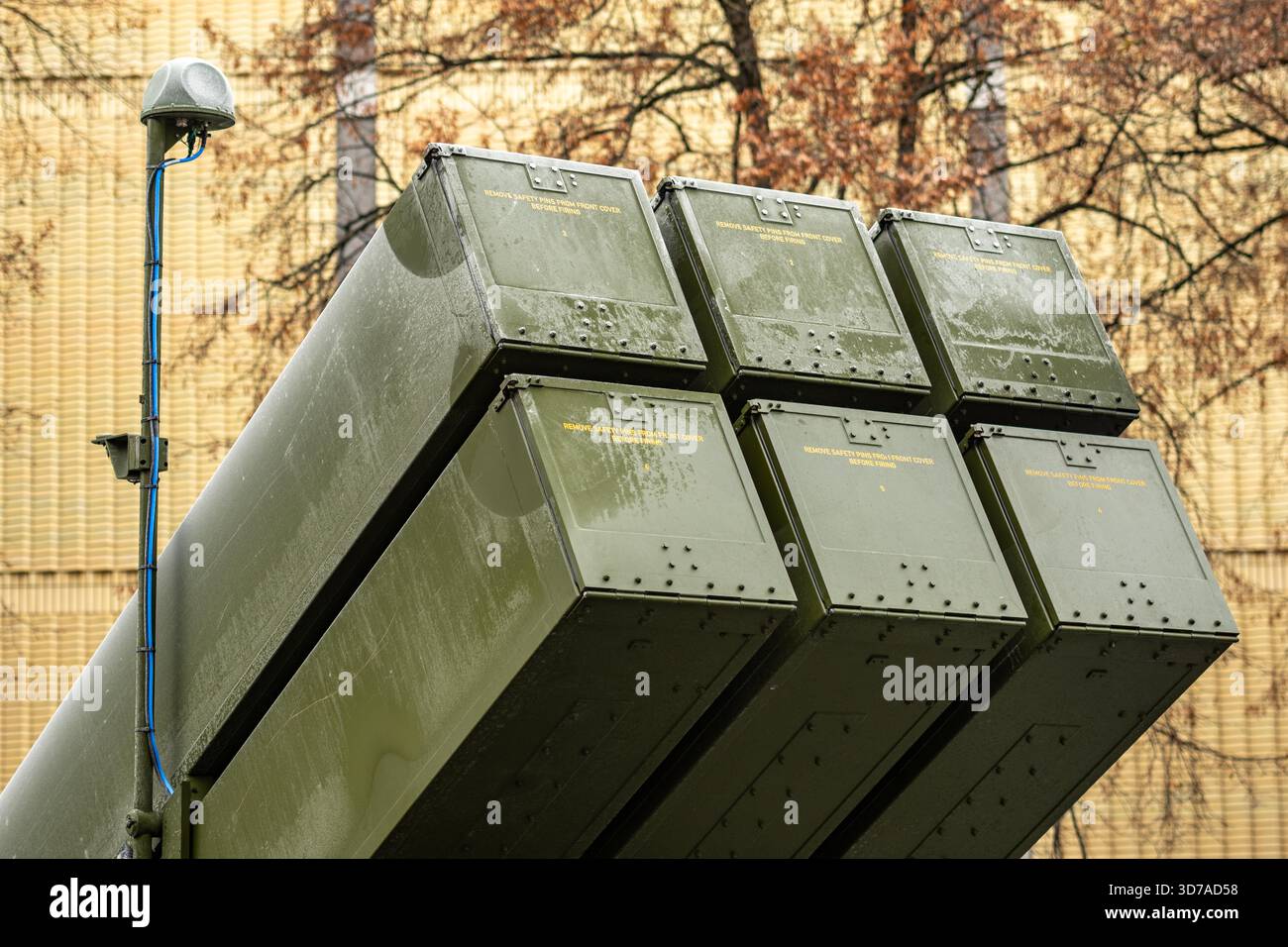 Système de défense aérienne au sol NASAMS, National (ou Norwegian) Advanced surface-to-Air missile System Banque D'Images