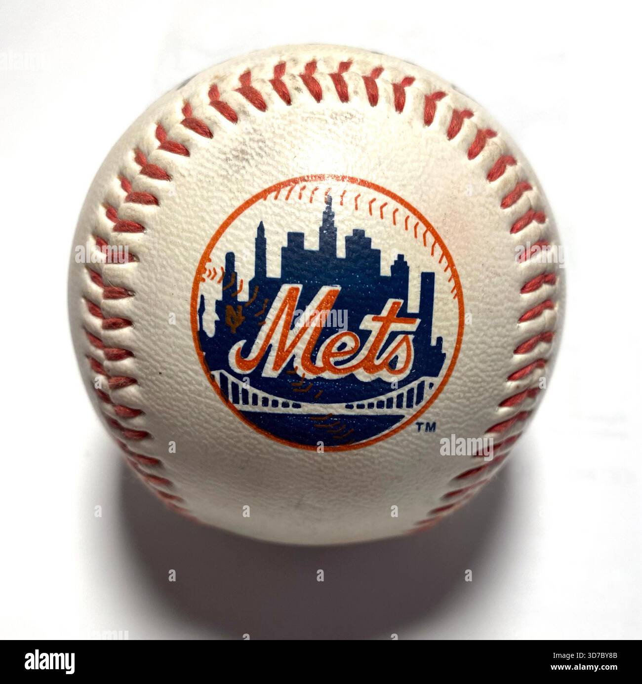 Un baseball New York mets. Banque D'Images