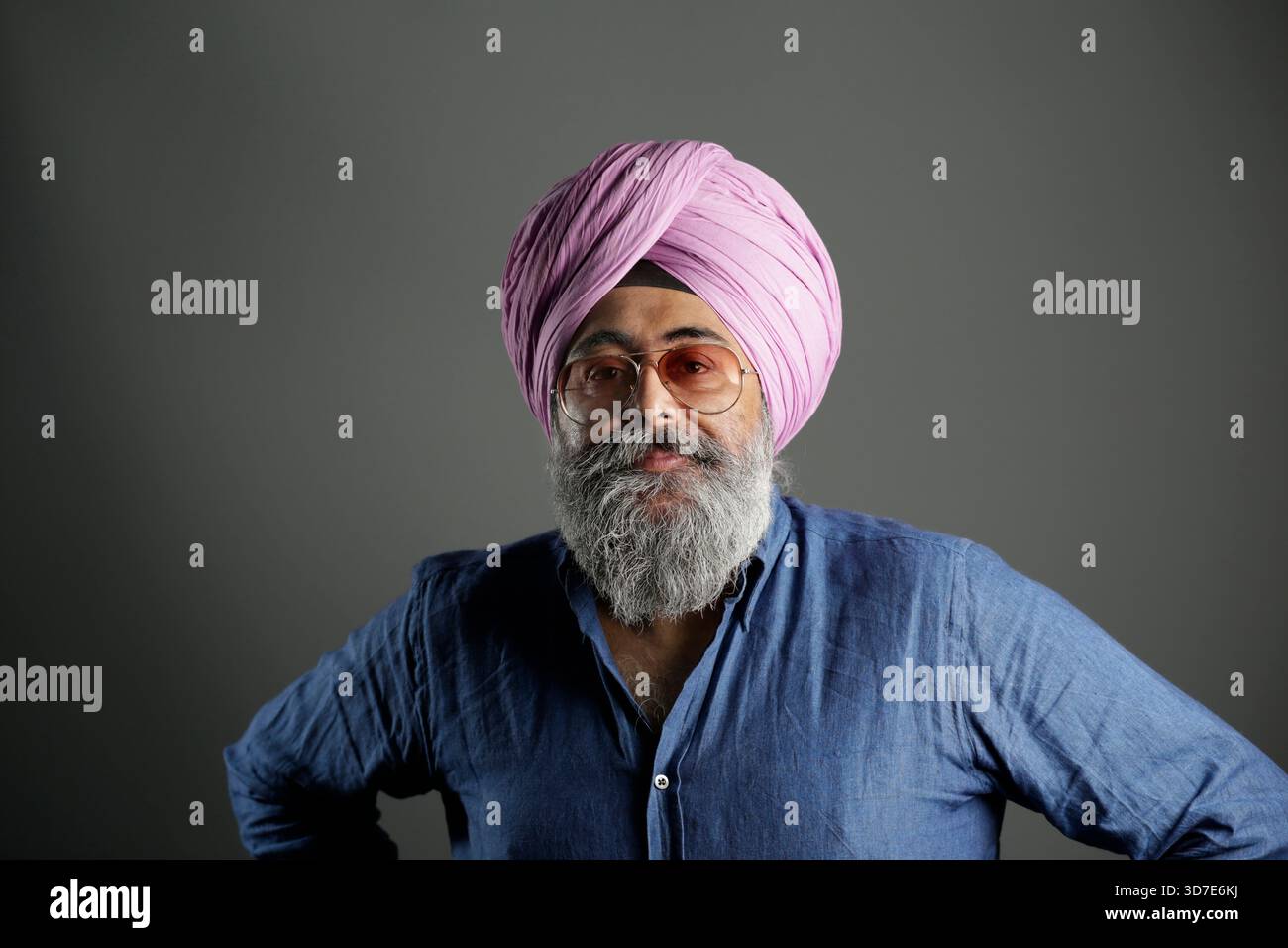 Portrait en studio de Hardeep Singh Kohli Banque D'Images