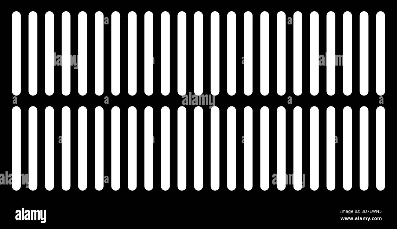 Grille métallique perforée avec treillis géométrique sans soudure. Surface en fer noir BBQ. Parfait pour le barbecue ou la cuisine. Illustration de Vecteur