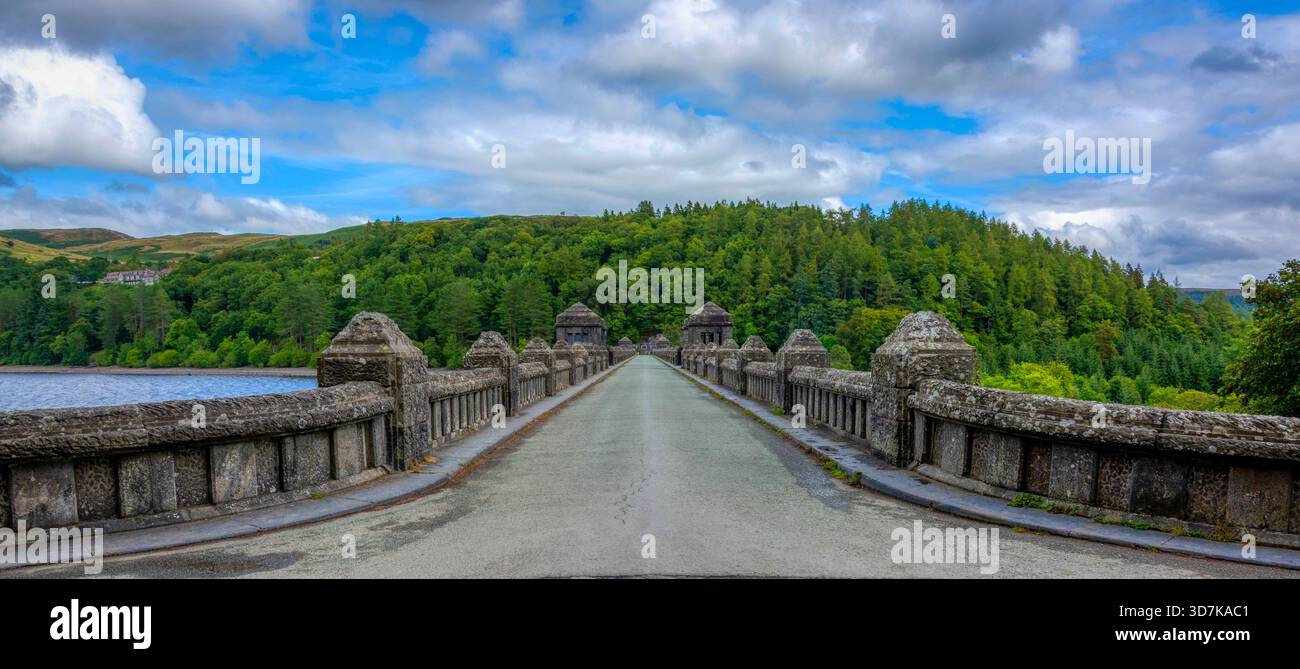 Lac Vyrnwy Reservoir, Powys, pays de Galles Banque D'Images