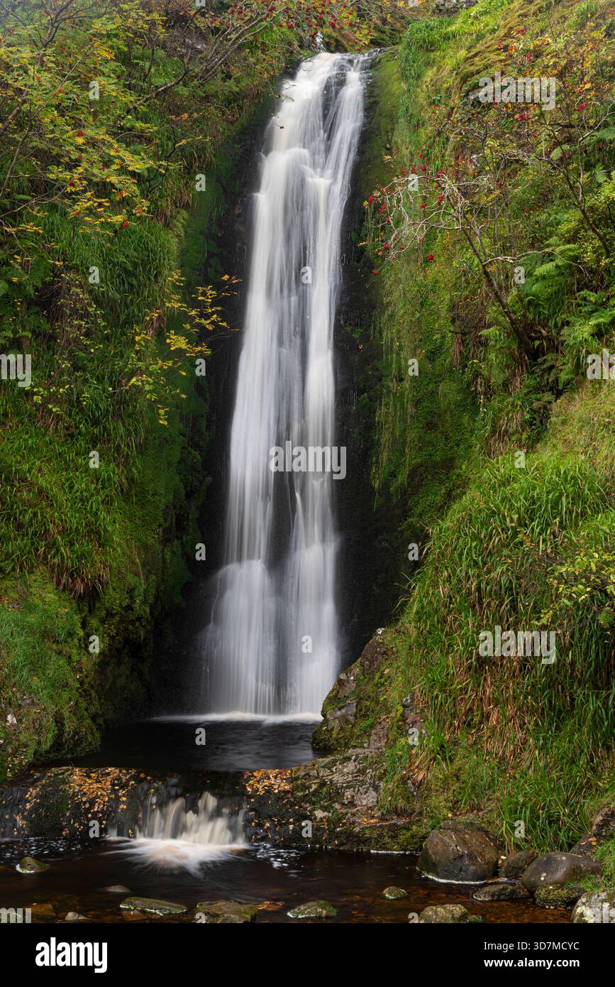 Glenevin Falls, Irlande du Nord Banque D'Images