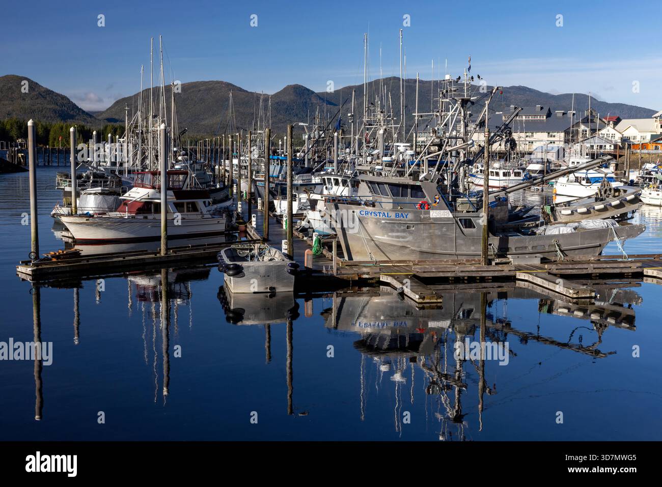 Ketchikan Yacht Club, Thomas Basin - Ketchikan, Alaska, États-Unis Banque D'Images