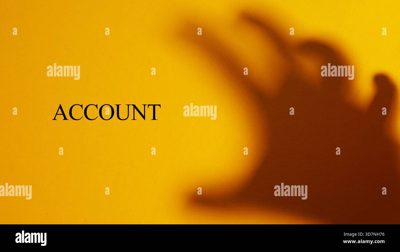 Risque de sécurité en ligne et accès non autorisé. Banque D'Images