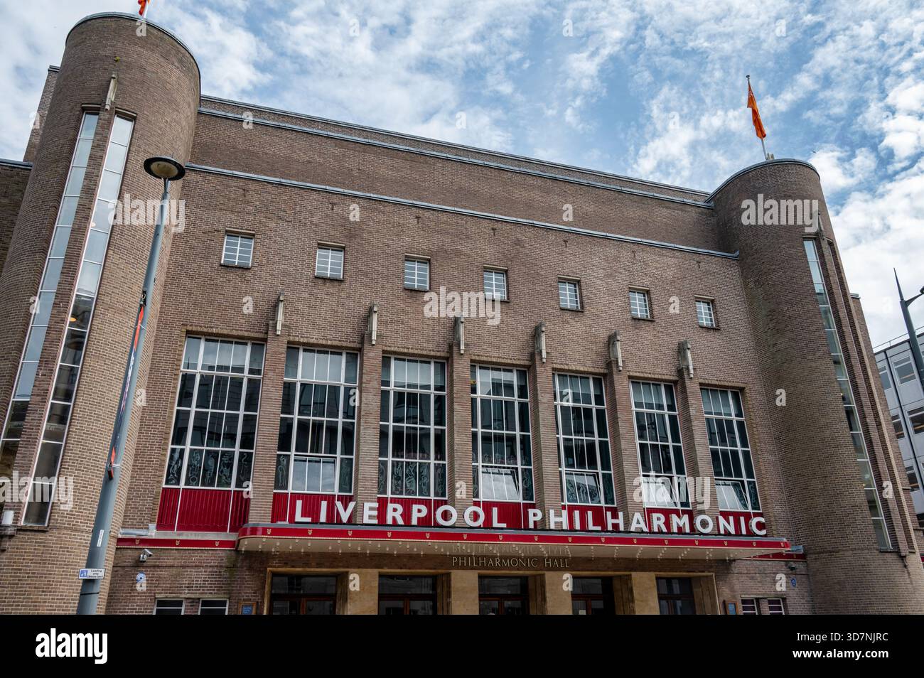 Liverpool, Royaume-Uni- 19 juillet 2025 ; le Front de l'Orchestre philharmonique de Liverpool dans la ville de Liverpool. Banque D'Images