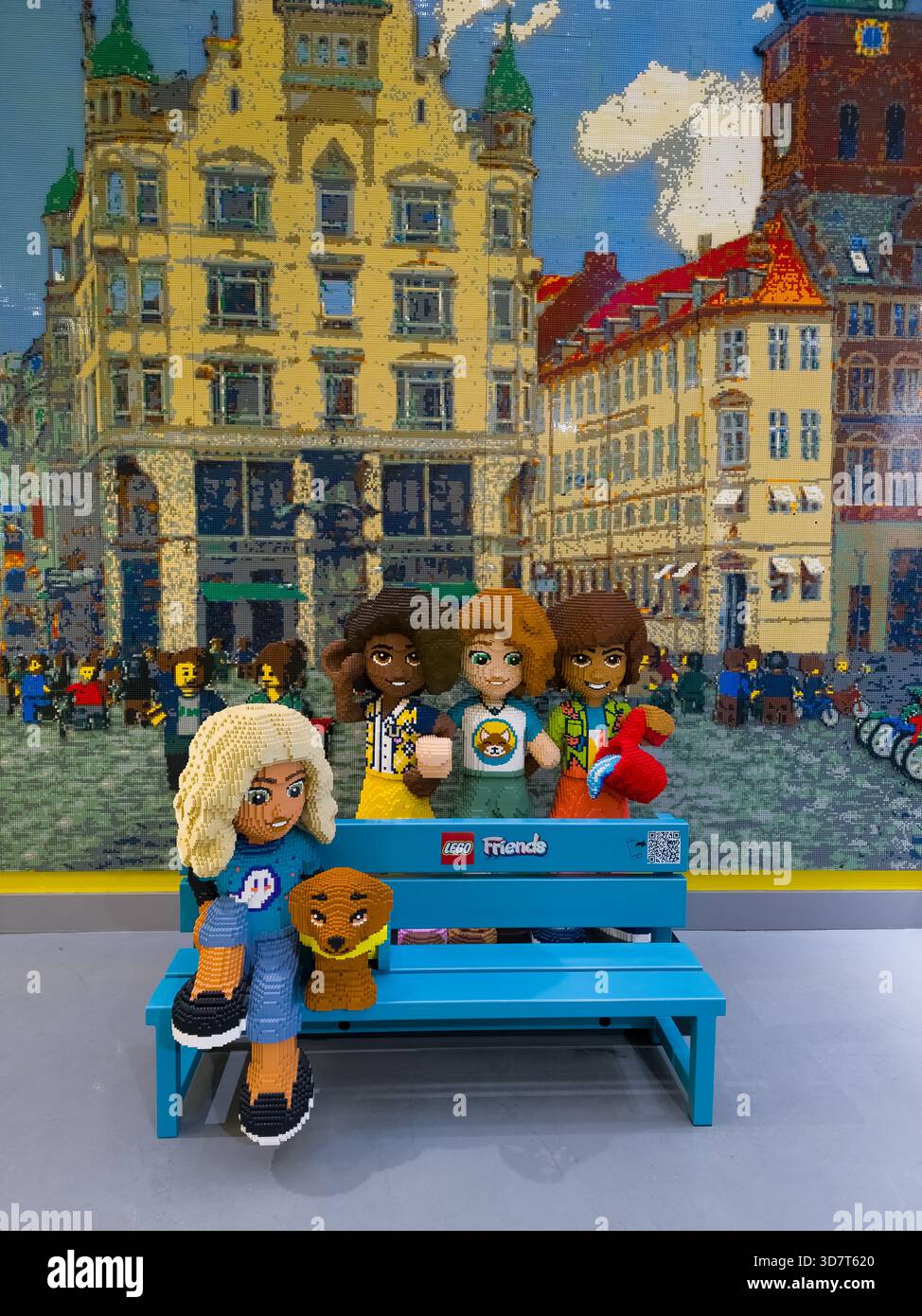 Magasin LEGO à Copenhague Banque D'Images