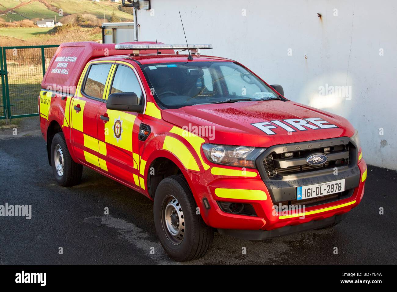 pompiers de donegal ford ranger véhicule de réponse rapide cashel glencolumbkille comté donegal république d'irlande Banque D'Images