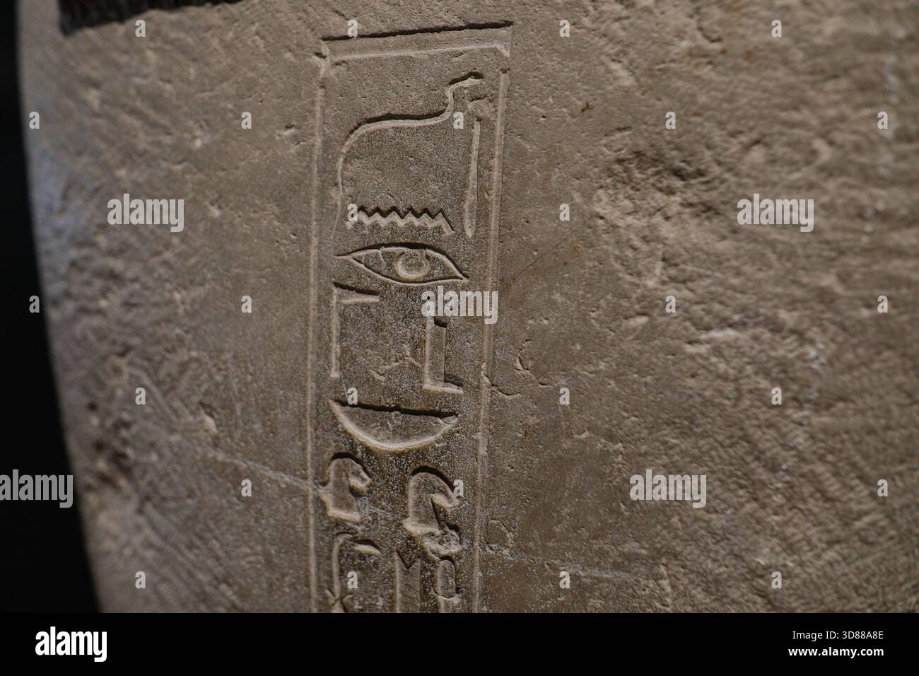 Rome, Italie - 11 janvier 2024 : section Égypte ancienne du Musée du Vatican. Banque D'Images