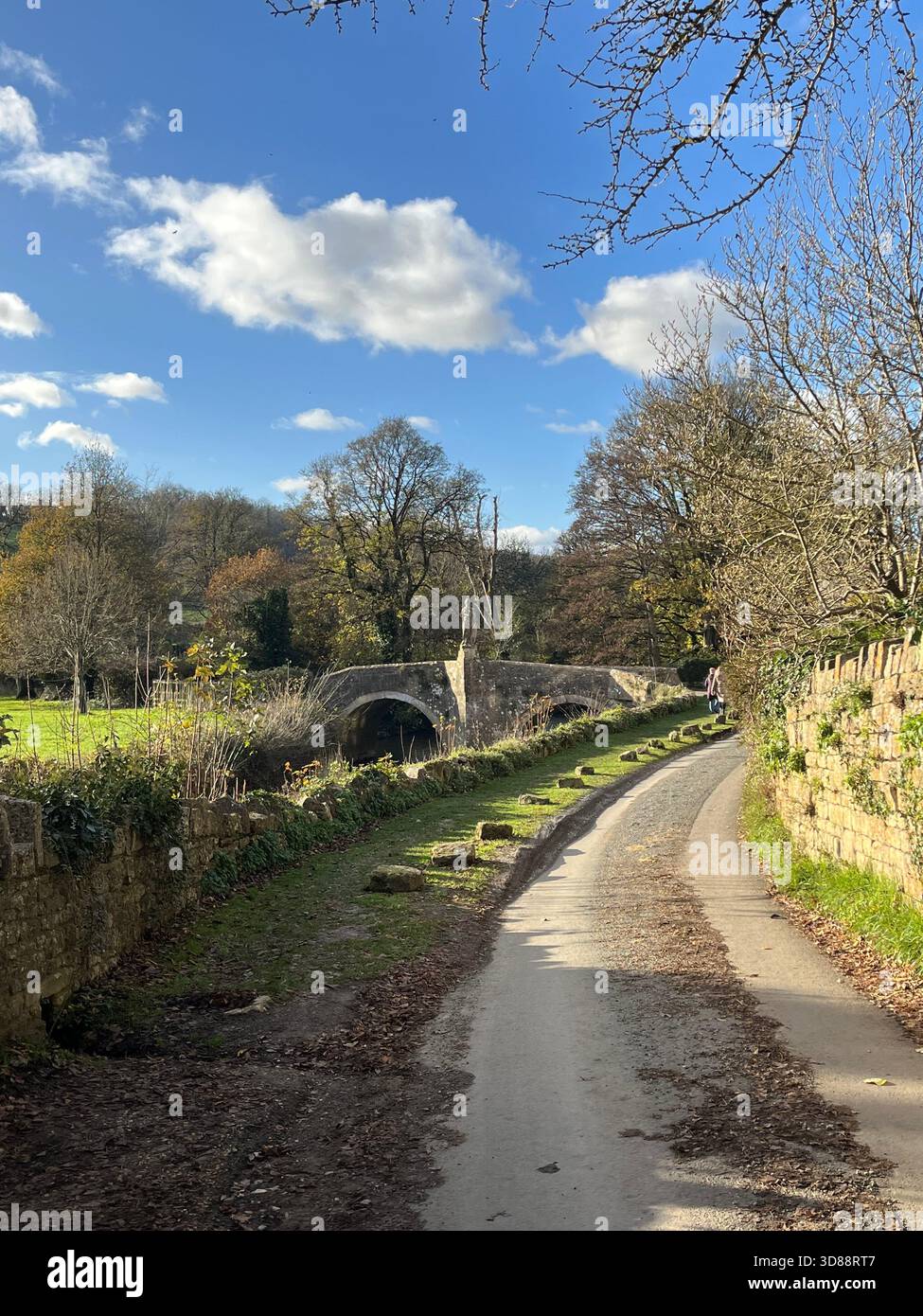 Pont géorgien à Bradford-on-Avon campagne Walk - Image de stock capturée avec un smartphone
