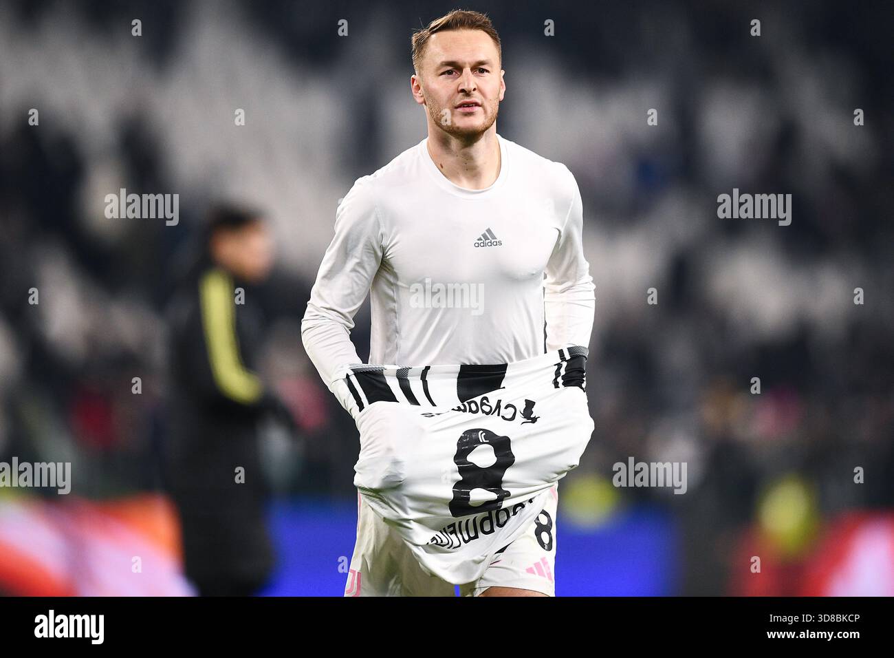 Turin, Italie. 29 novembre 2025. TURIN, ITALIE - NOVEMBRE 29 : Teun Koopmeiners de la Juventus FC lors du match de Serie A entre la Juventus FC et Cagliari Calcio au stade Allianz le 29 novembre 2025 à Turin, Italie. (Photo Alberto Gandolfo/Agence BSR) crédit : Agence BSR/Alamy Live News Banque D'Images