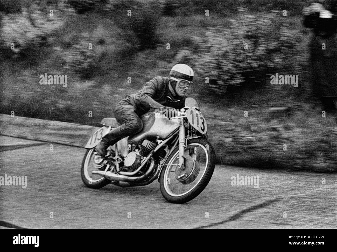 1952 Ewald Kluge - Auto-Union DKW 250 cc - Eifelrennen - Nürburgring - original Hasselblad Negative Scan Banque D'Images