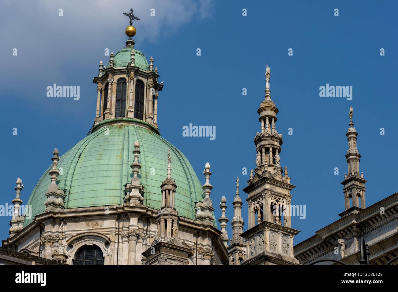 Cathédrale de Côme dans le centre historique, Côme, Italie. Banque D'Images