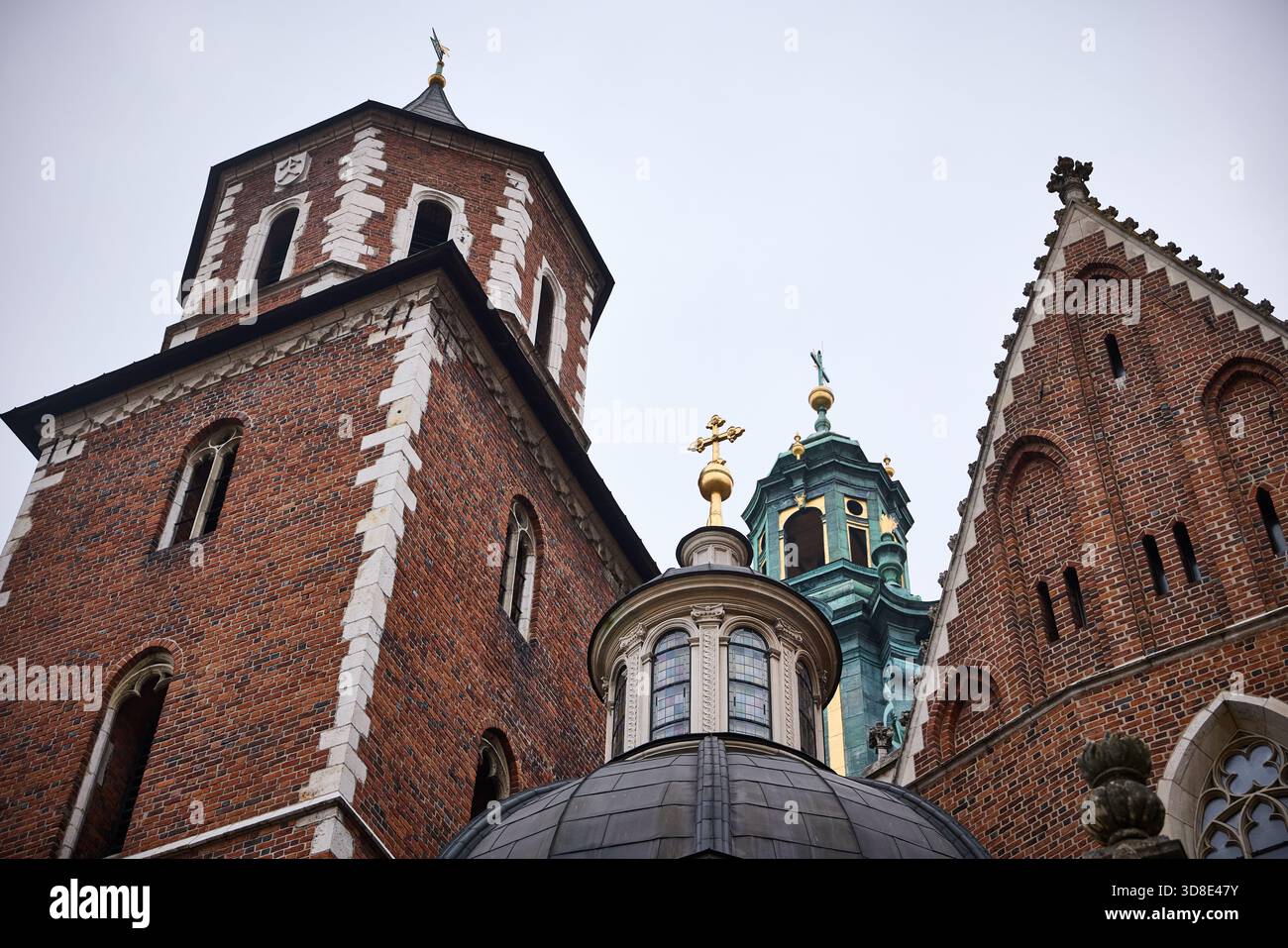 CRACOVIE, Pologne, cathédrale de Wawel partie du château royal de Wawel Banque D'Images