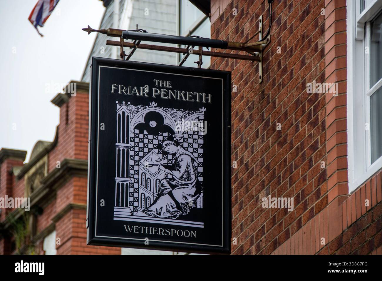 Pub se trouve sur le site de la fraternité Augustinienne du 13ème siècle, maintenant préservé des portions de la fraternité Austin à l'intérieur Banque D'Images