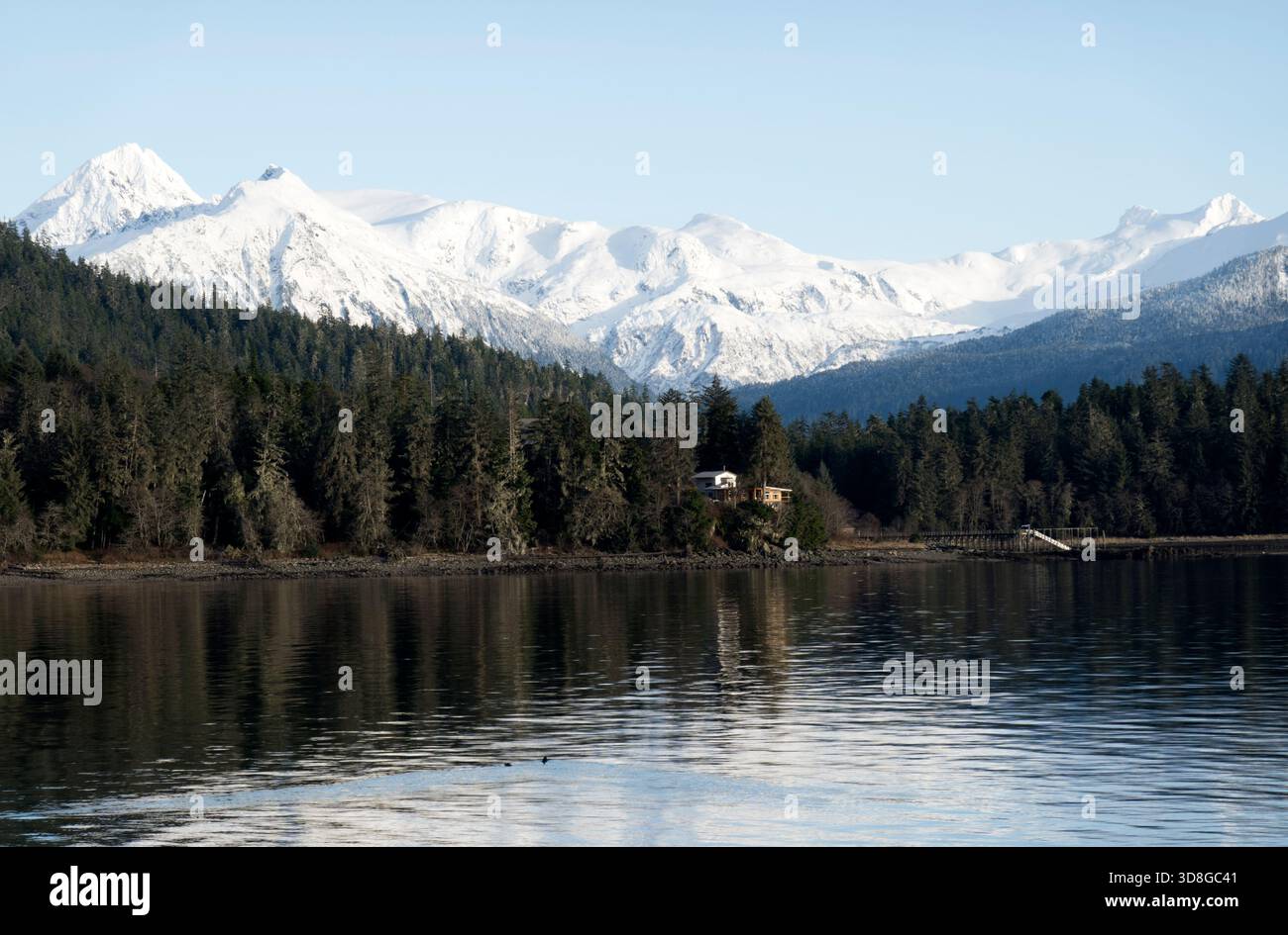 Maison Indian point alaska Banque D'Images