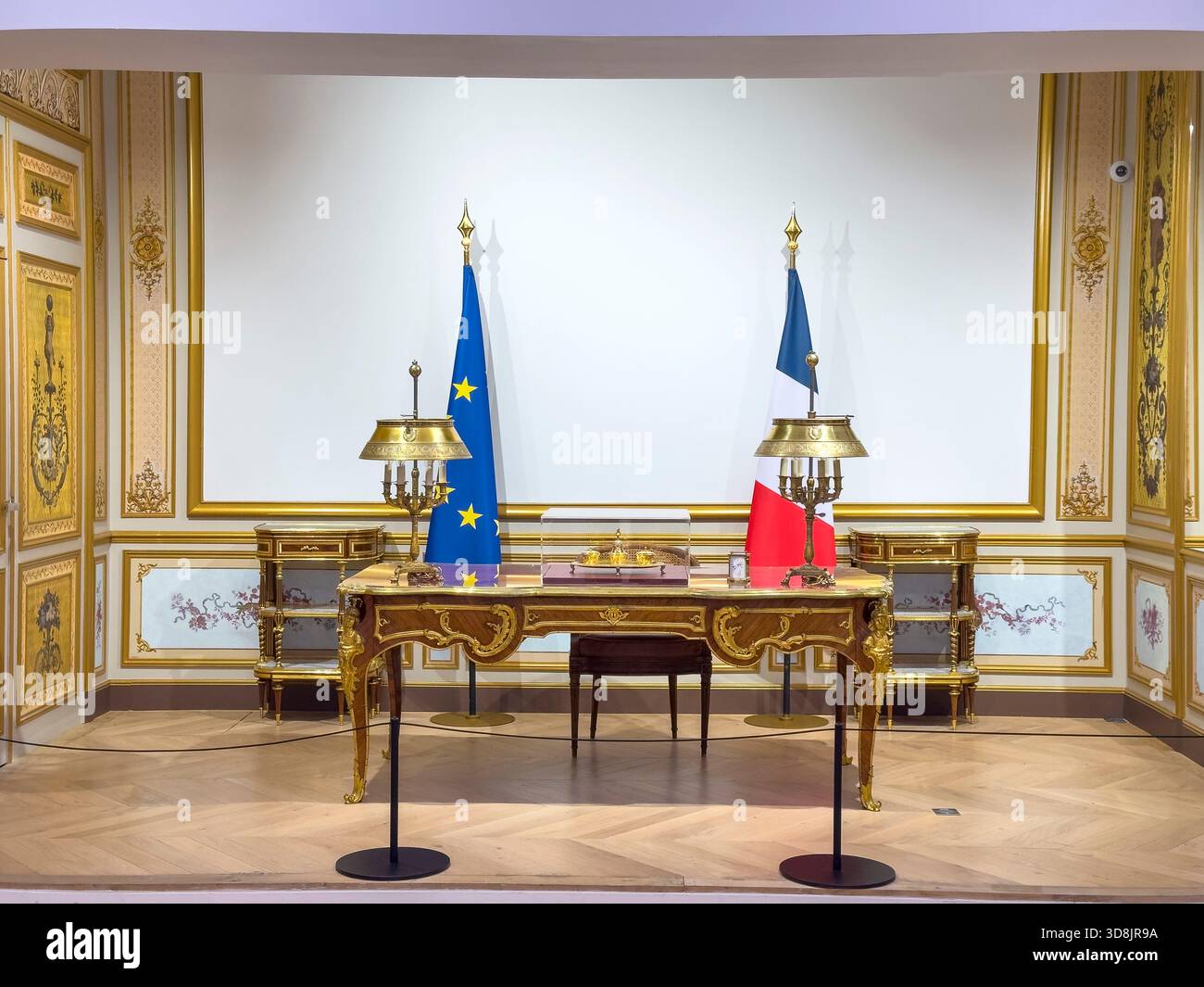 France, Ile-de-France, Paris. La Maison de l'Elysée, musée, café, situé en face du Palais de l'Elysée. Ancien bureau de Charles de Gaulle et François Mitter Banque D'Images