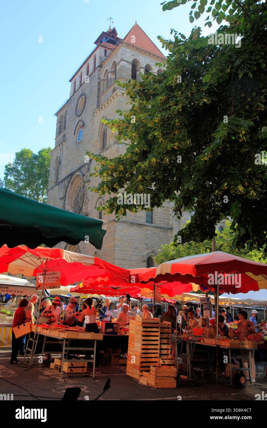 France, occitanie, département du Lot, Cahors Banque D'Images