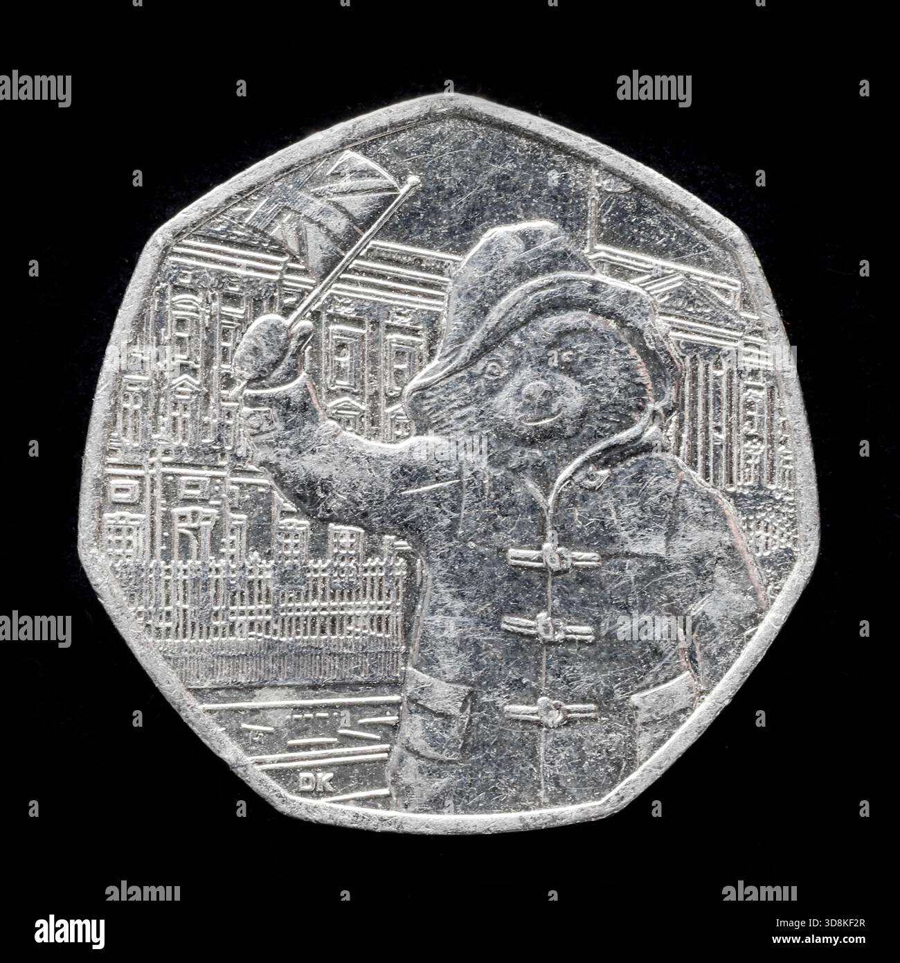 2018 Elizabeth II 'Paddington at Buckingham Palace' 50p coin. Banque D'Images