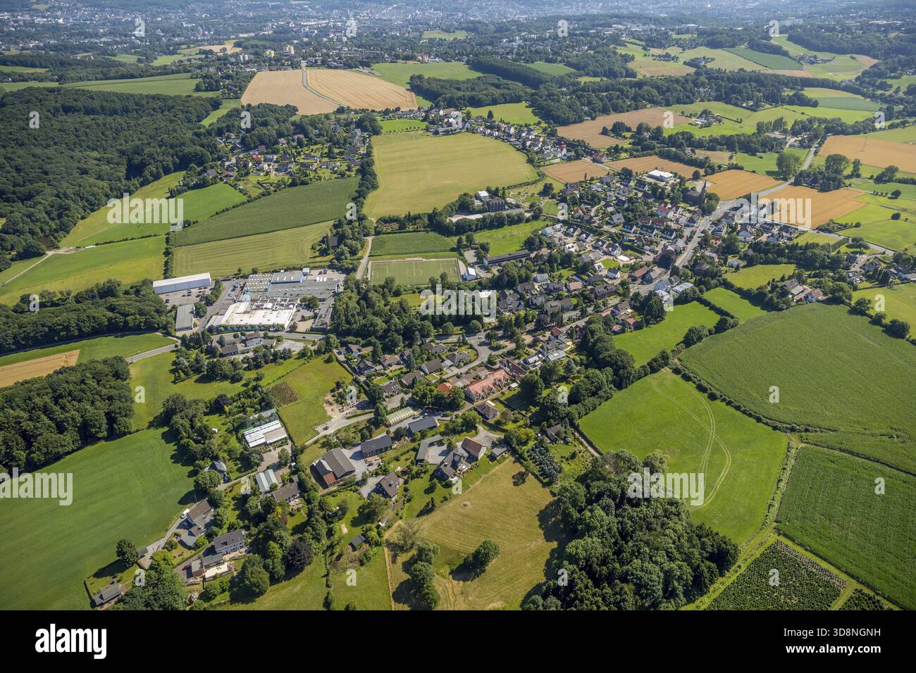 Wicke GmbH + Co. KG, Herzkamp, Sprockhoevel, région de la Ruhr, Rhénanie-du-Nord-Westphalie, Allemagne, DE, Europe, vue aérienne, vue plongeante, photographie aérienne Banque D'Images