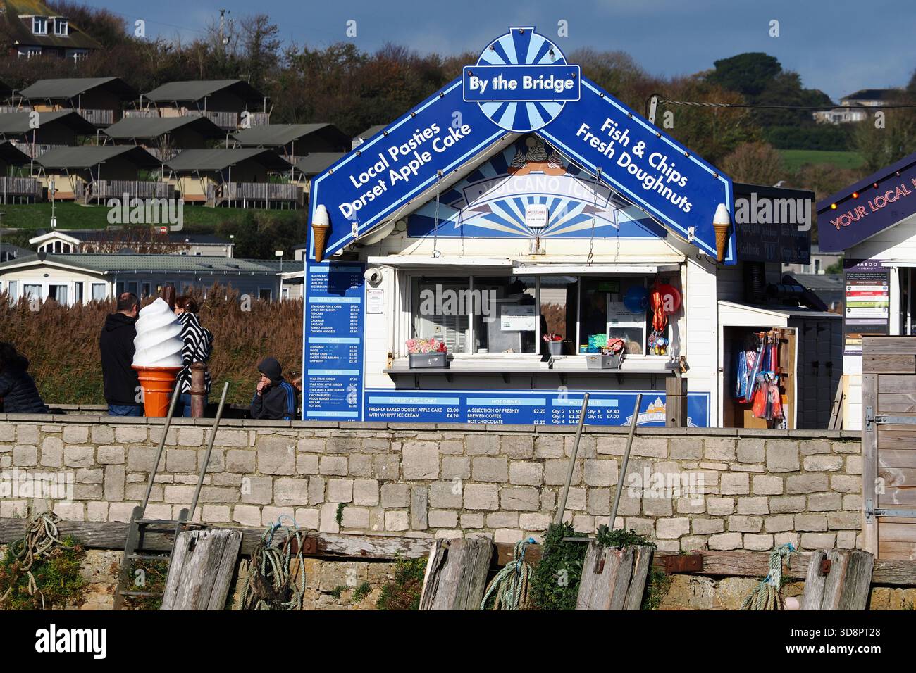 West Bay lieu de vacances Dorset Coast Banque D'Images