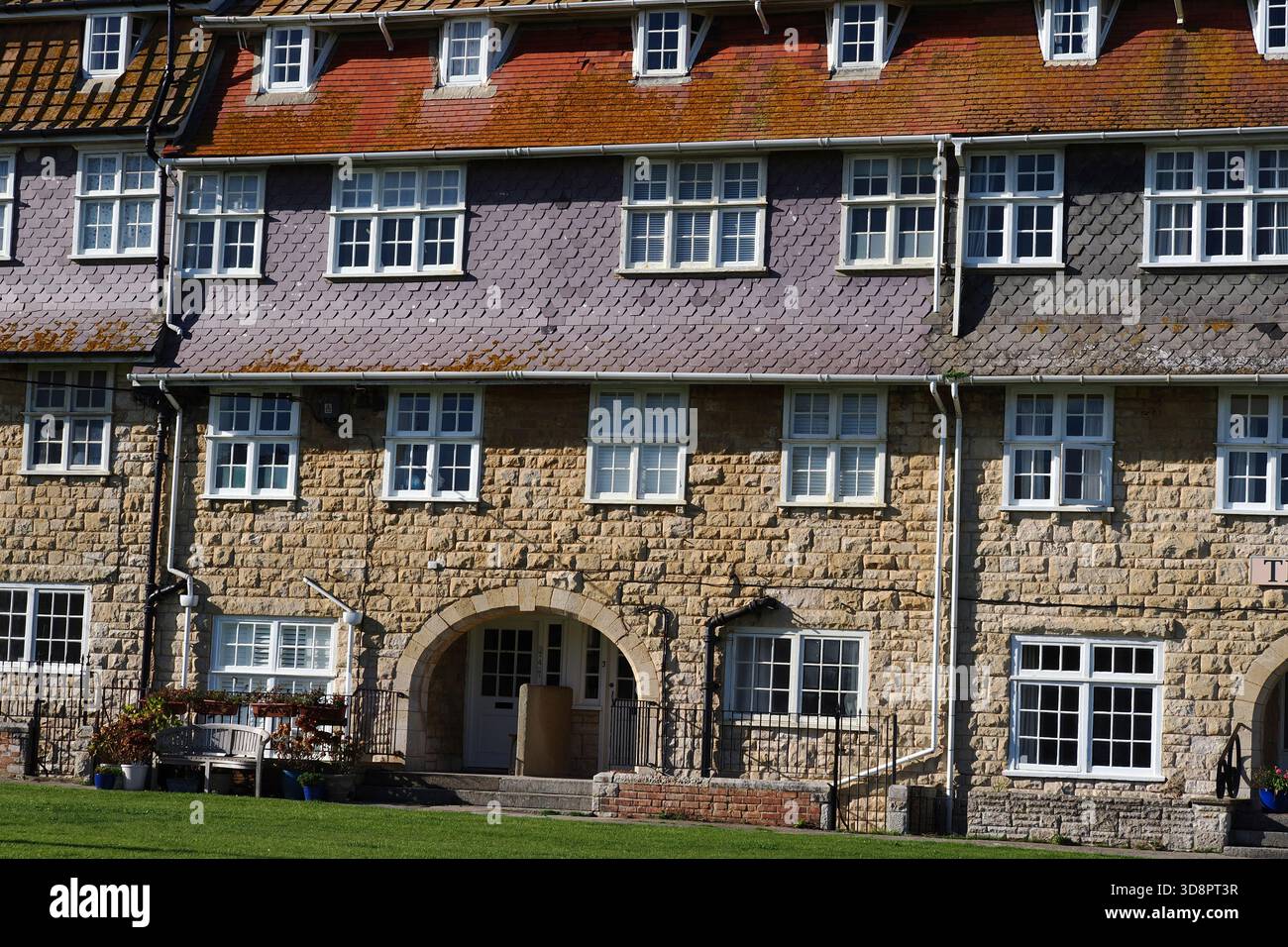 West Bay lieu de vacances Dorset Coast Banque D'Images