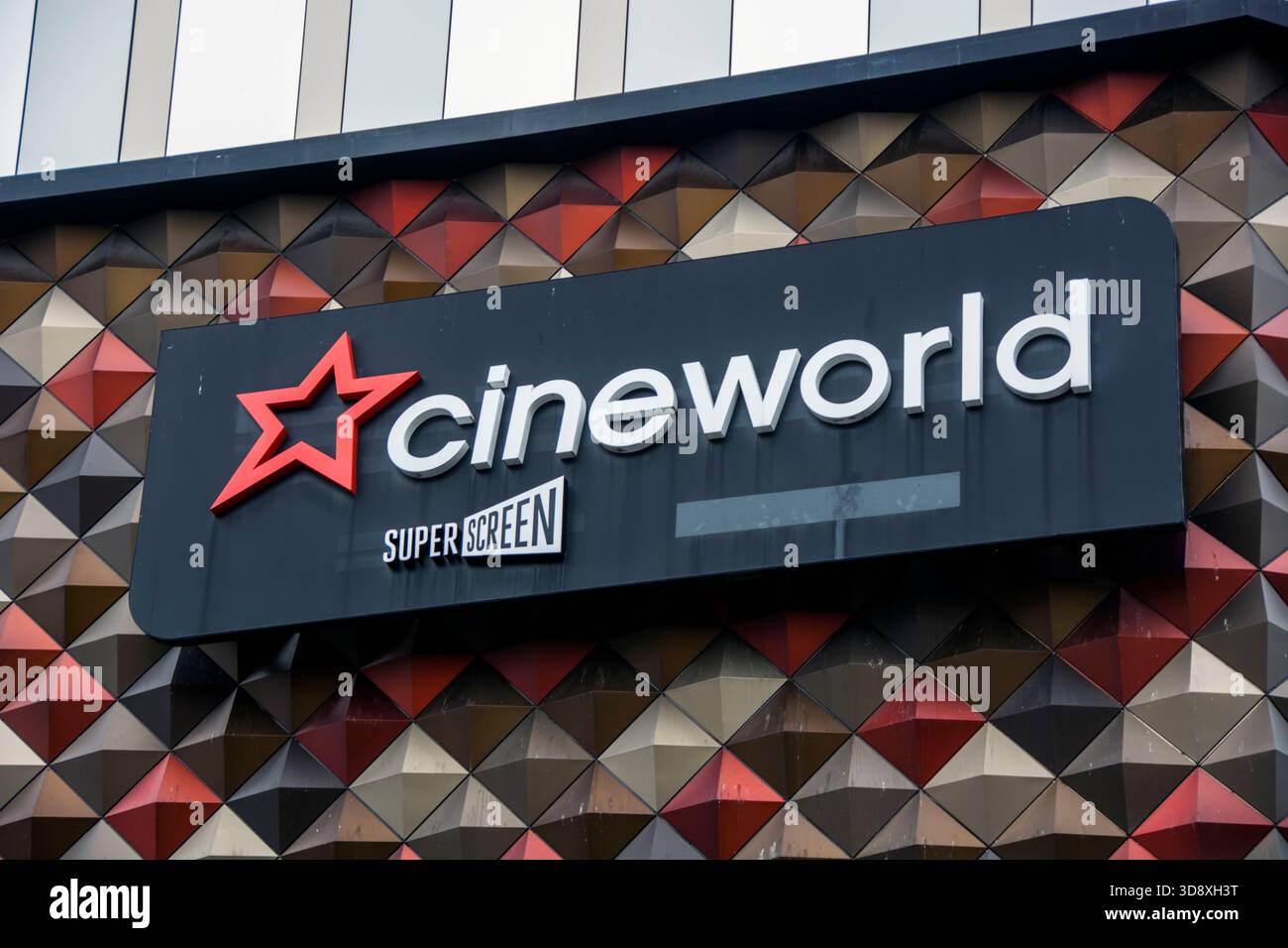 L'une des célèbres chaînes de marque Cinema Banque D'Images