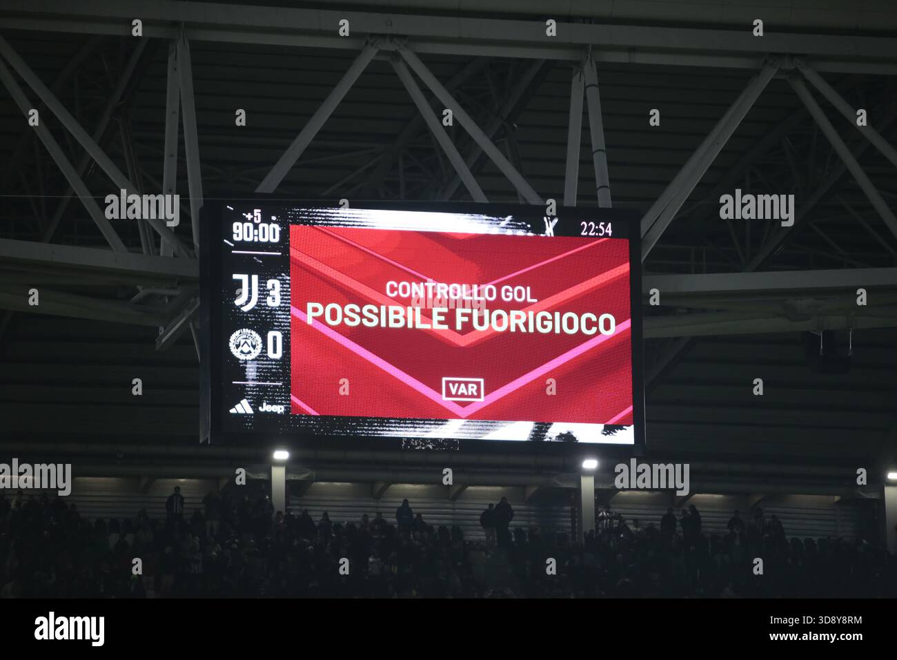 Turin, Italie. 02 décembre 2025. Lors de la Coppa Itallia, saison 2025/26, match de football entre la Juventus FC et Udinese Calcio le 02 décembre 2025, au stade Allianz, Turin, taly. Photo Nderim KACELI crédit : Agence photo indépendante/Alamy Live News Banque D'Images