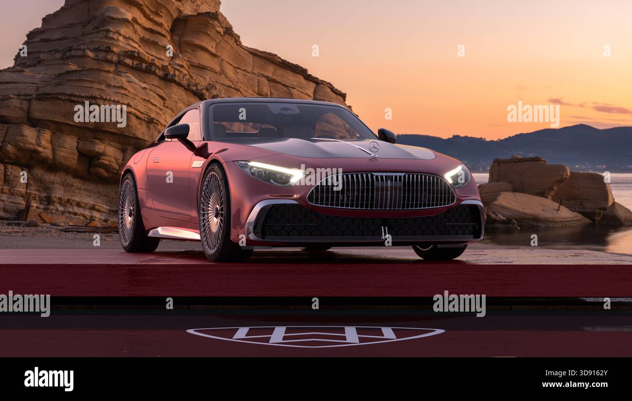 Mercedes-Maybach SL 680 Monogram Series Banque D'Images