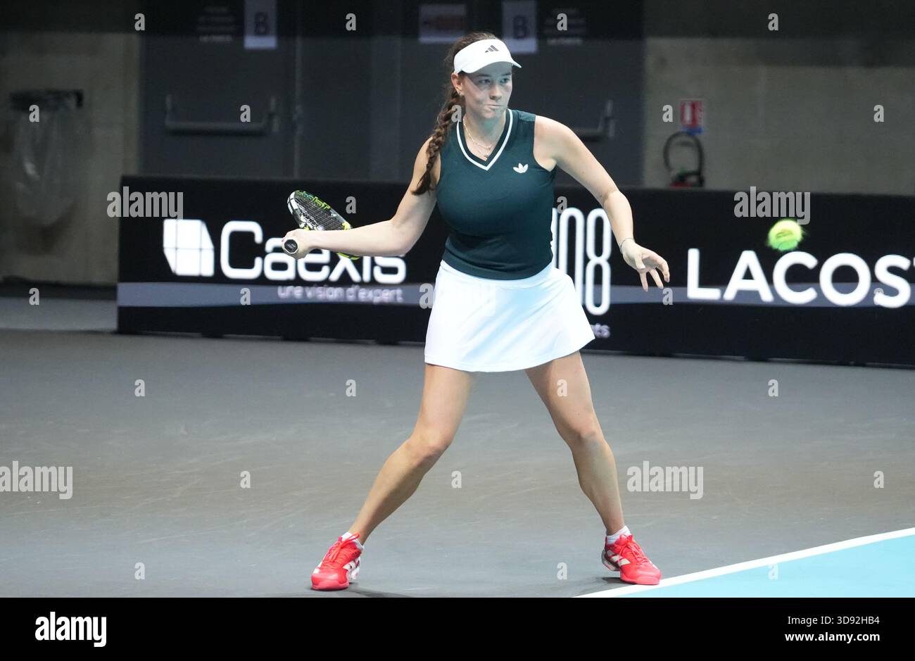 Dominika Salkova de CZE lors de l’Open d’ Angers Women 2025, le 02 décembre 2025 à Trelaze, France- photo Laurent Lairys Banque D'Images