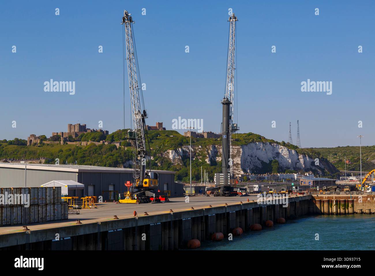 Dover accoste le chantier naval à Dover, Kent, Royaume-Uni en mai Banque D'Images
