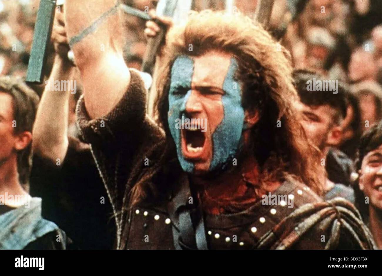 BRAVEHEART 1995 Paramount Pictures film avec Mel Gibson dans le rôle de William Wallace Banque D'Images