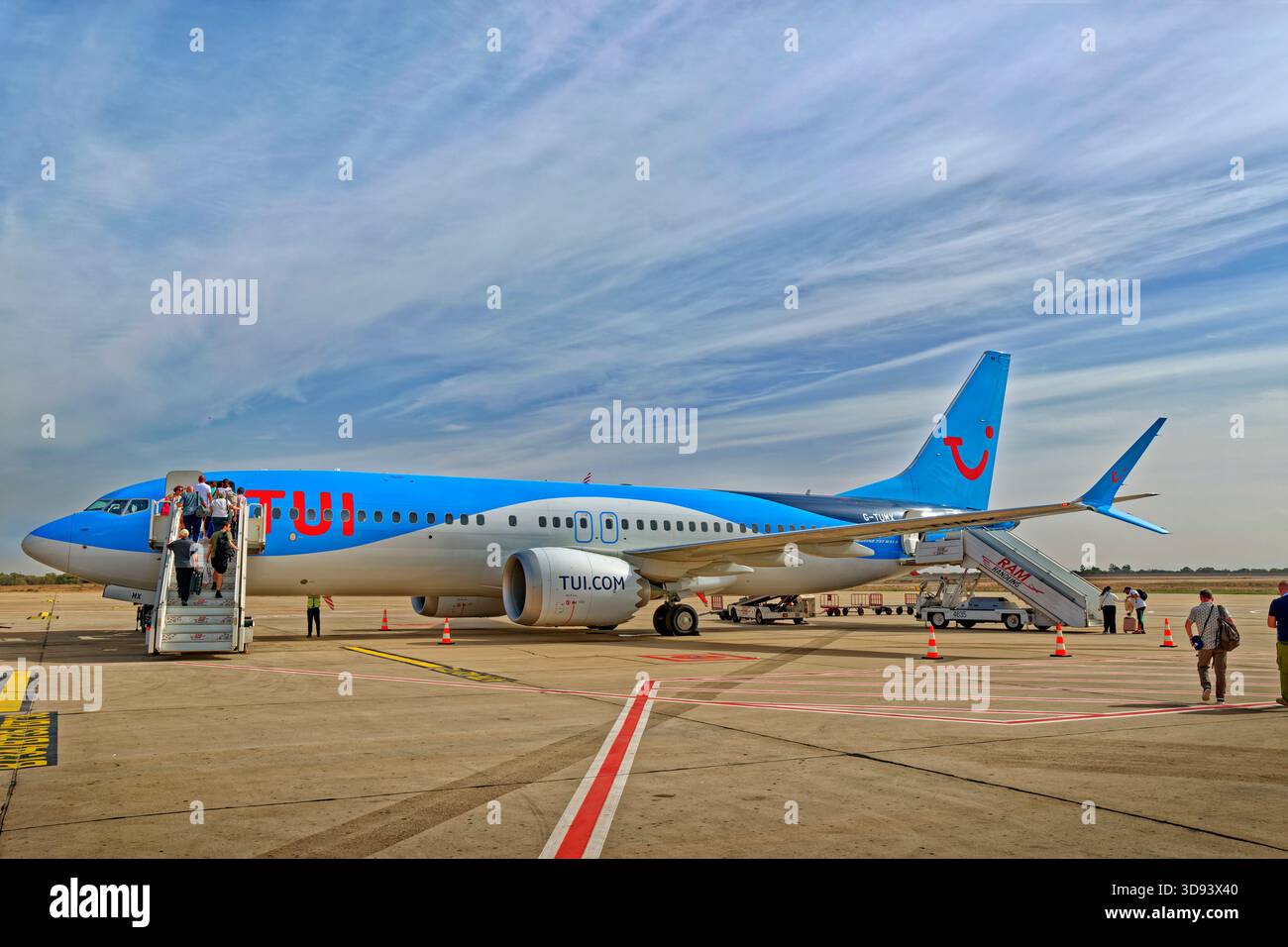 TUI Boeing 737 Max 8. Banque D'Images