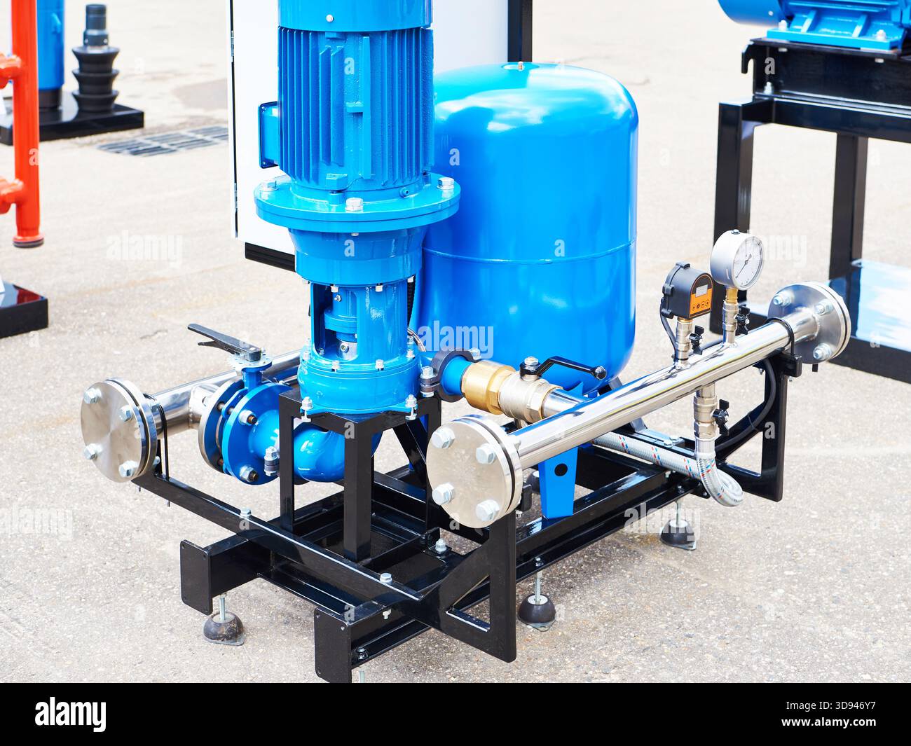 Pompe centrifuge à l'exposition Banque D'Images