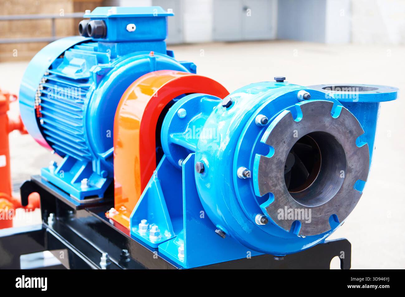 Station de pompage à l'exposition Banque D'Images