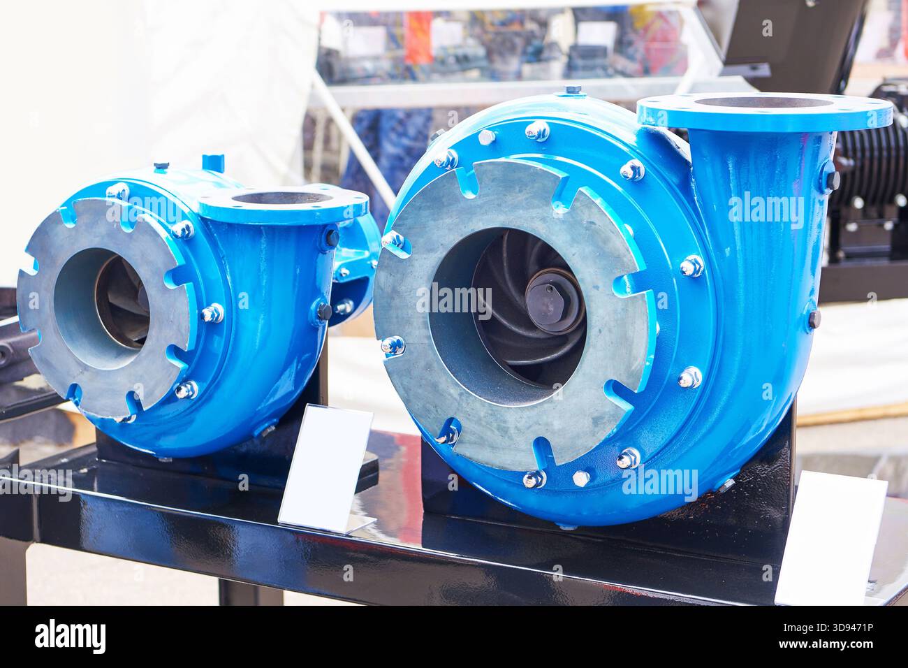 Station de pompage à l'exposition Banque D'Images