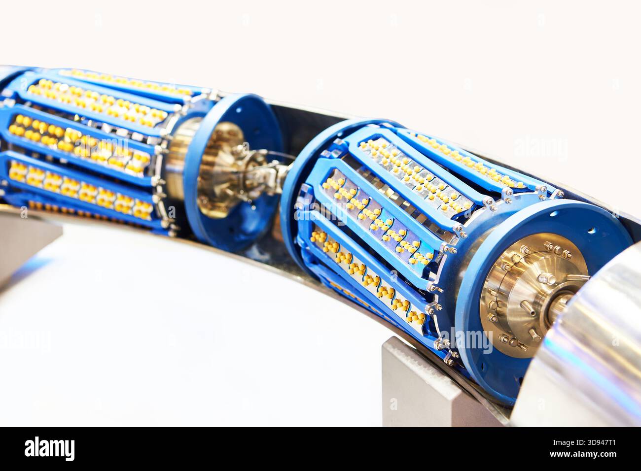 EQUIPEMENT magnétique et ultrasonique pour le diagnostic de pipelines Banque D'Images