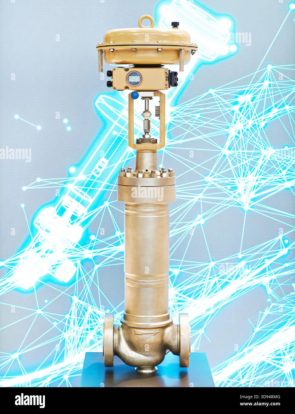 Régulateurs de pression d'huile à l'exposition Banque D'Images