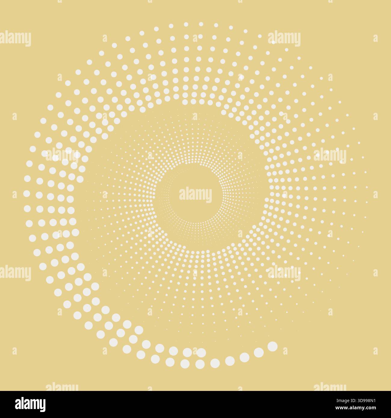 Circle Cloud Dancer Dots. Élément de conception pour cadre, logo, tatouage, pages web, impressions, affiches, modèle, arrière-plans abstraits. Art minimaliste géométrique Illustration de Vecteur
