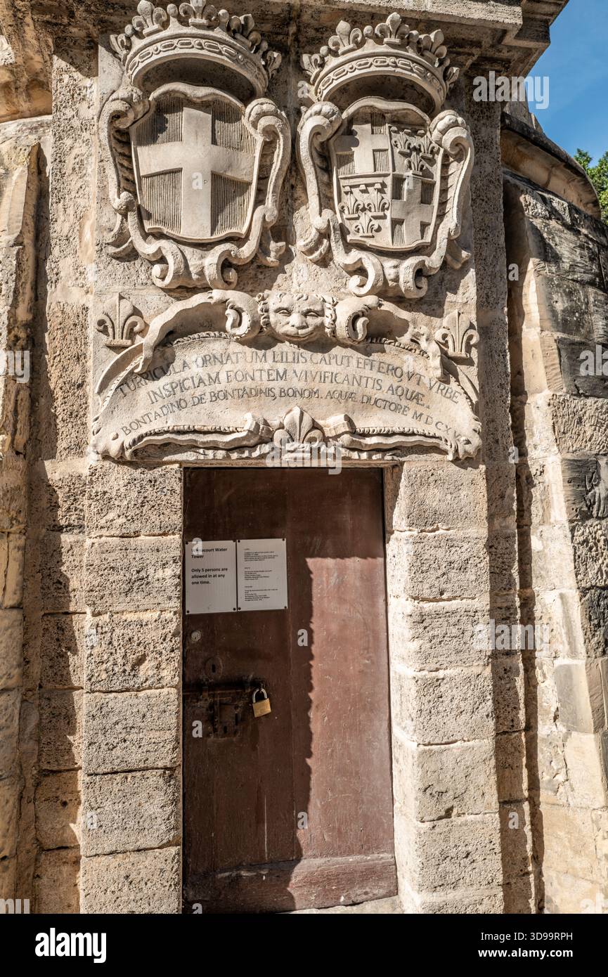 Wignacourt Water Tower, une structure baroque du XVIIe siècle à Floriana, Malte Banque D'Images