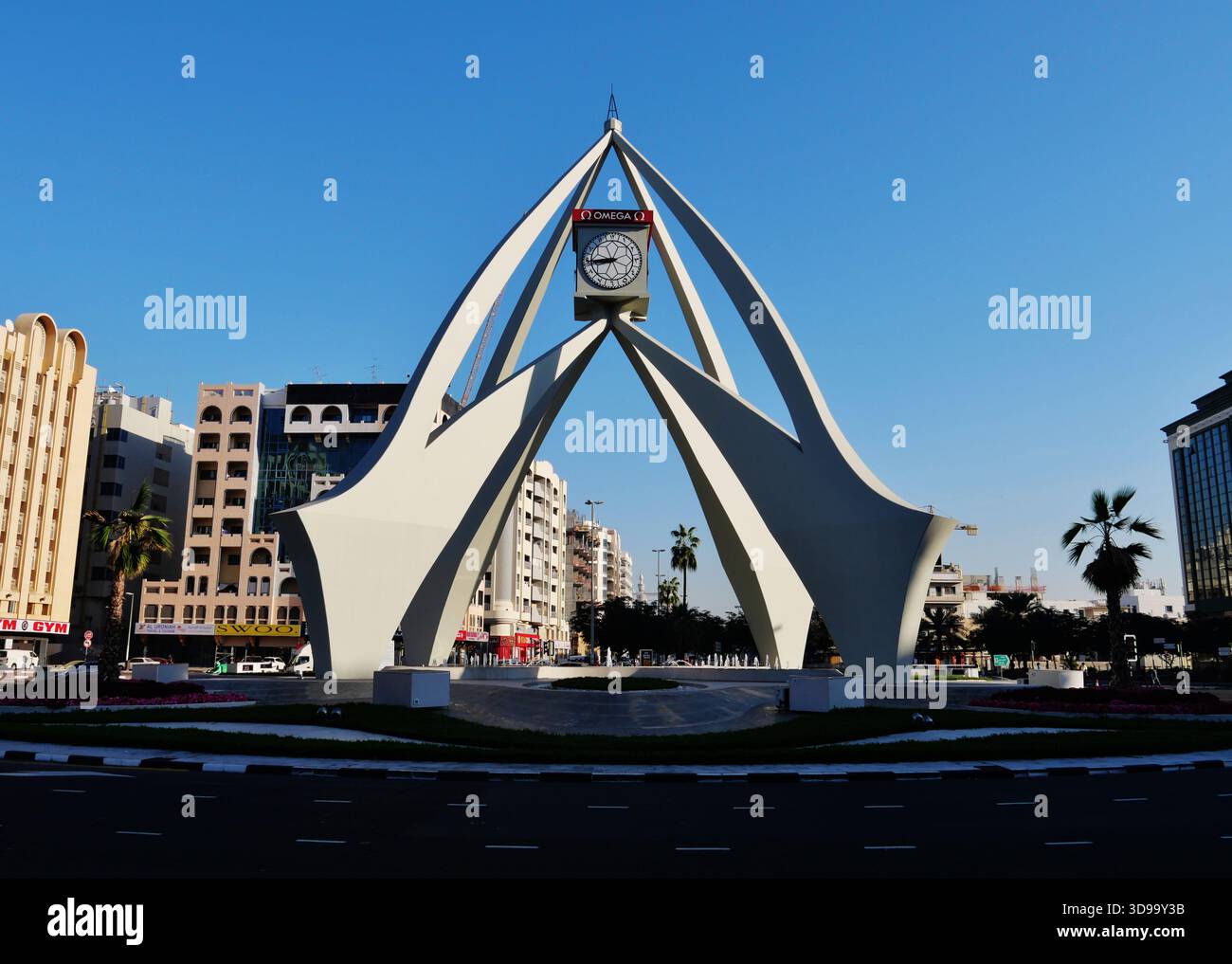 Deira Clock Tower, Dubaï, Émirat de Dubaï, Émirats arabes Unis Banque D'Images