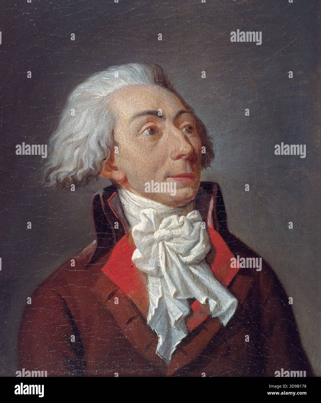 Portrait de Louis-Michel le Peletier de Saint Fargeau (1760-1793), membre de la Convention nationale, martyr de la liberté, par Jean-François Garneray, peintre, vers 1793, XVIIIe siècle, peinture, Révolution française, dimensions : hauteur : 32 cm, largeur : 28 cm, profondeur : 3 Banque D'Images
