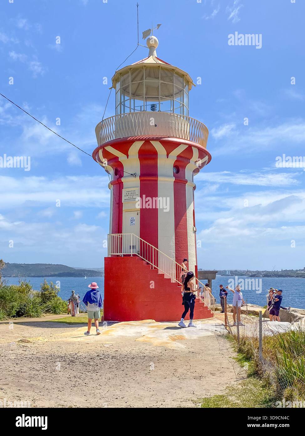 Hornby Lighthouse, est un phare actif classé au patrimoine situé à la pointe de South Head en Nouvelle-Galles du Sud, Banque D'Images