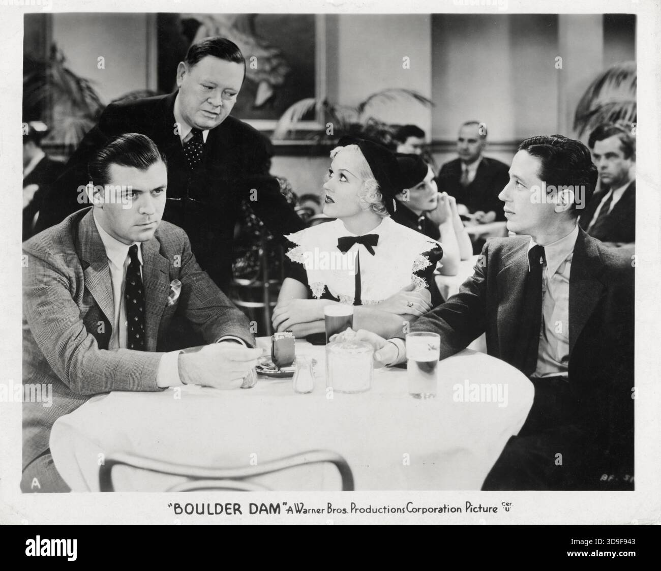 LYLE TALBOT PATRICIA ELLIS et ROSS ALEXANDER dans BOULDER DAM 1936 réalisateur FRANK McDonald Story Dan M. Templin scénario Sy Bartlett et Ralph Block musique Heinz Boemheld producteur Sam Bischoff Warner Bros Banque D'Images