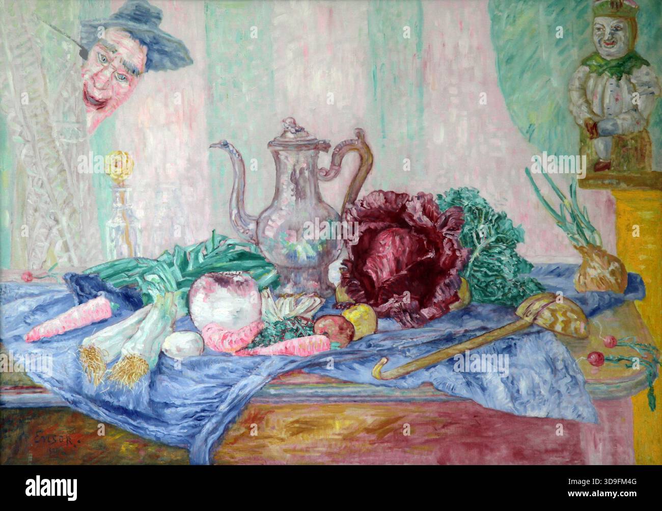 Nature morte avec un chou 1921 par James Ensor Photo Stock - Alamy