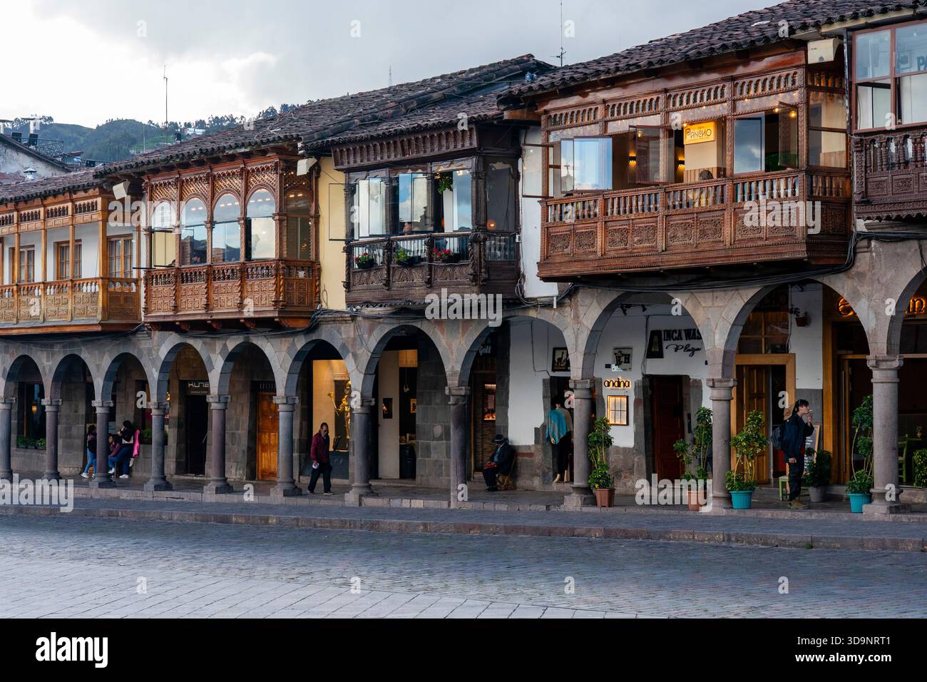 Plaza de Armas, Cusco, Pérou. Banque D'Images